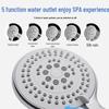 GONGET High-Pressure 5-Function Shower Head
