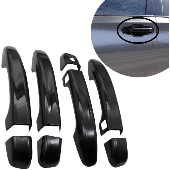 

GXARTS Gloss Black Exterior Door Handle Cover Compatible with Honda Accord 2018-2022 Black Door Handle Protector Compatible with Honda Accord 10th