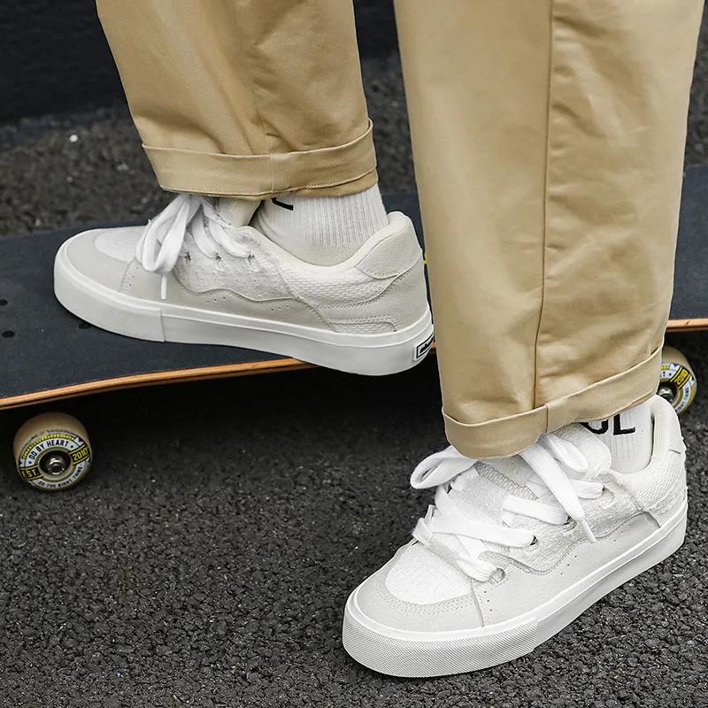 Klasické unisex černé pánské skateboardové boty tenisky pohodlné nízké skate boty vulkanizované tenisky pro muže ženy plátěnky