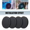 4Pcs 6.5 Inch Car Door Soundproof Ring Foam Pad Woofer Speaker Noise Insulation Self Adhesive Insulation Ring Universal