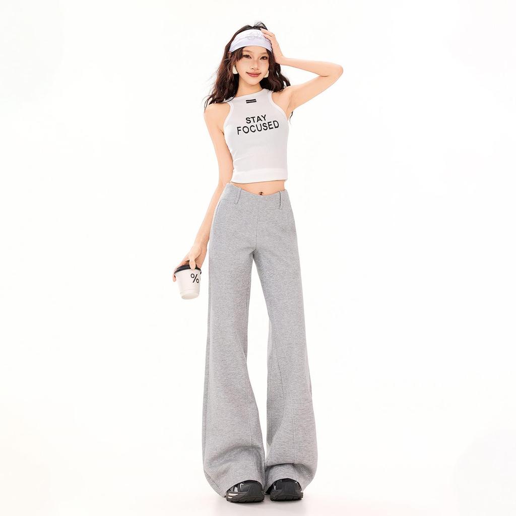 Women's High Waist Slim Fit Micro Flare Casual Pants - Spring Comfort