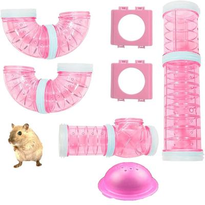 Ensemble de tubes pour hamster, jouets transparents pour cage à hamster, tunnel de connexion à faire soi-même, jouet pour rat