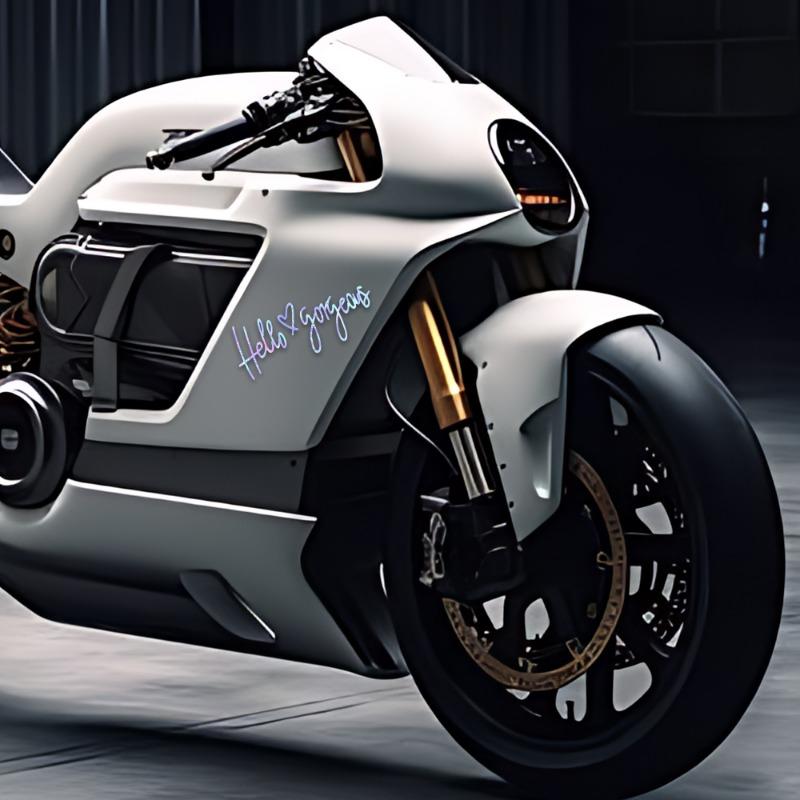 Hello Gorgeous Car Sticker 8.3x3cm Rearview Mirror DIY Decorative Decal Automatic Motorcycle Laptop Styling Modification Sticker