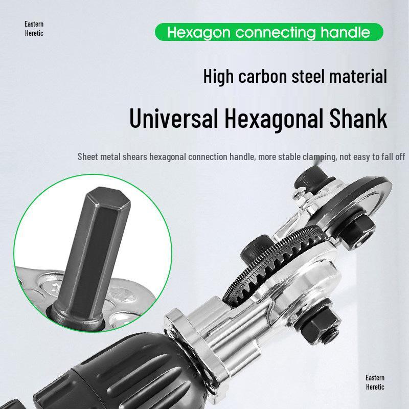 Hand Drill to Sheet Metal Shearer: Innovative Tin Snips Cutter