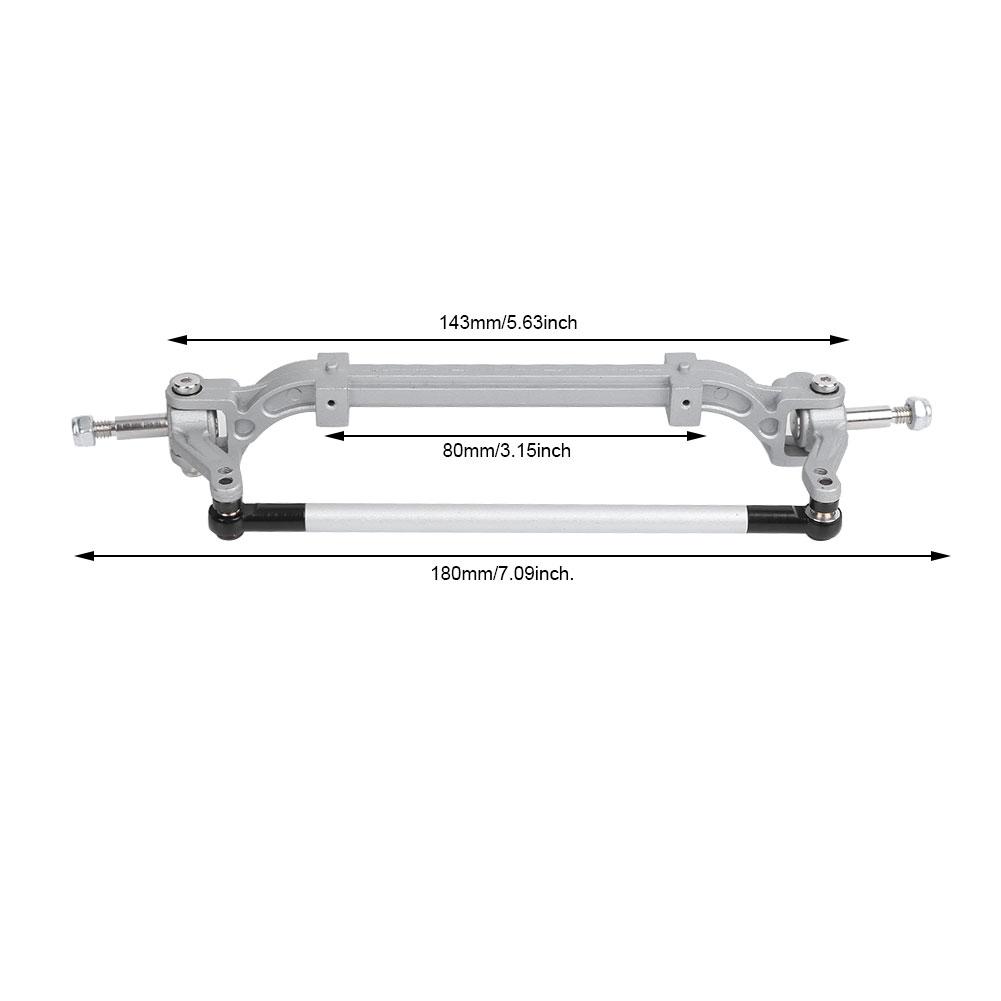 No Power Front Axle Steering Rod Link Pole for 1Celsius14 Series RC Tractor Truck Car