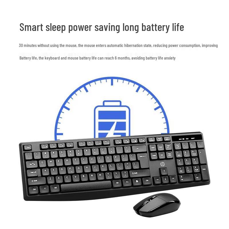 HP CS10L Wireless Silent Keyboard and Mouse Combo