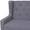 2 Seater Fabric Sofa in Grey