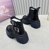 Platform Women Ankle Flats Fashion Winter Sport Designer New Chelsea Boots Casual Leather Mujer De Botas