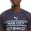Puma Manchester City Away Short Sleeve Soccer Jersey Fan Edition 21/22 Season Men Tops Blue 759219-03