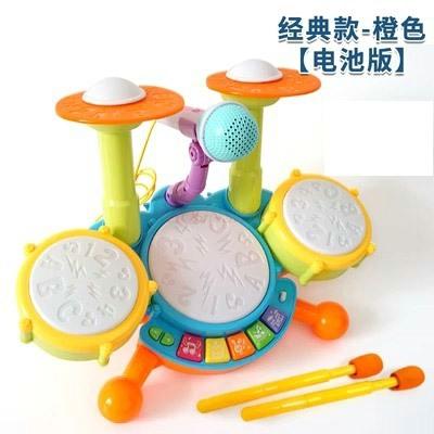 Children'S Mini Piano Rack Drum 2 In 1 Beginner'S Introduction Boys 3-6 Year Old Baby Drum Toys