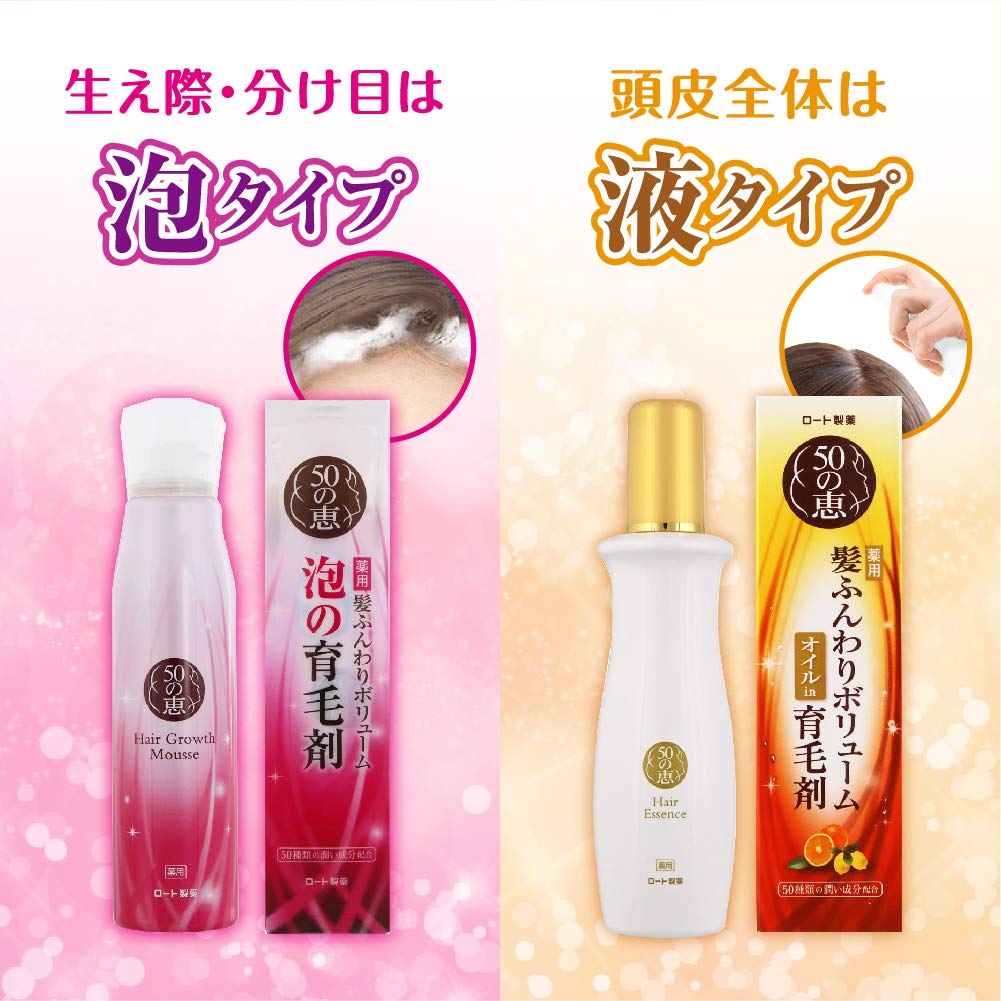 50 no Megumi Anti-Aging Haarwachstums-Spray 160ml Tonikum, Typ, [Quasi-Arzneimittel]