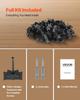 1000PCS Hidden Deck Fasteners for Composite Decking Board, Universal Composite T Clips & Plastic Hidden Fasteners with Metal Screws,Polypropylene PP