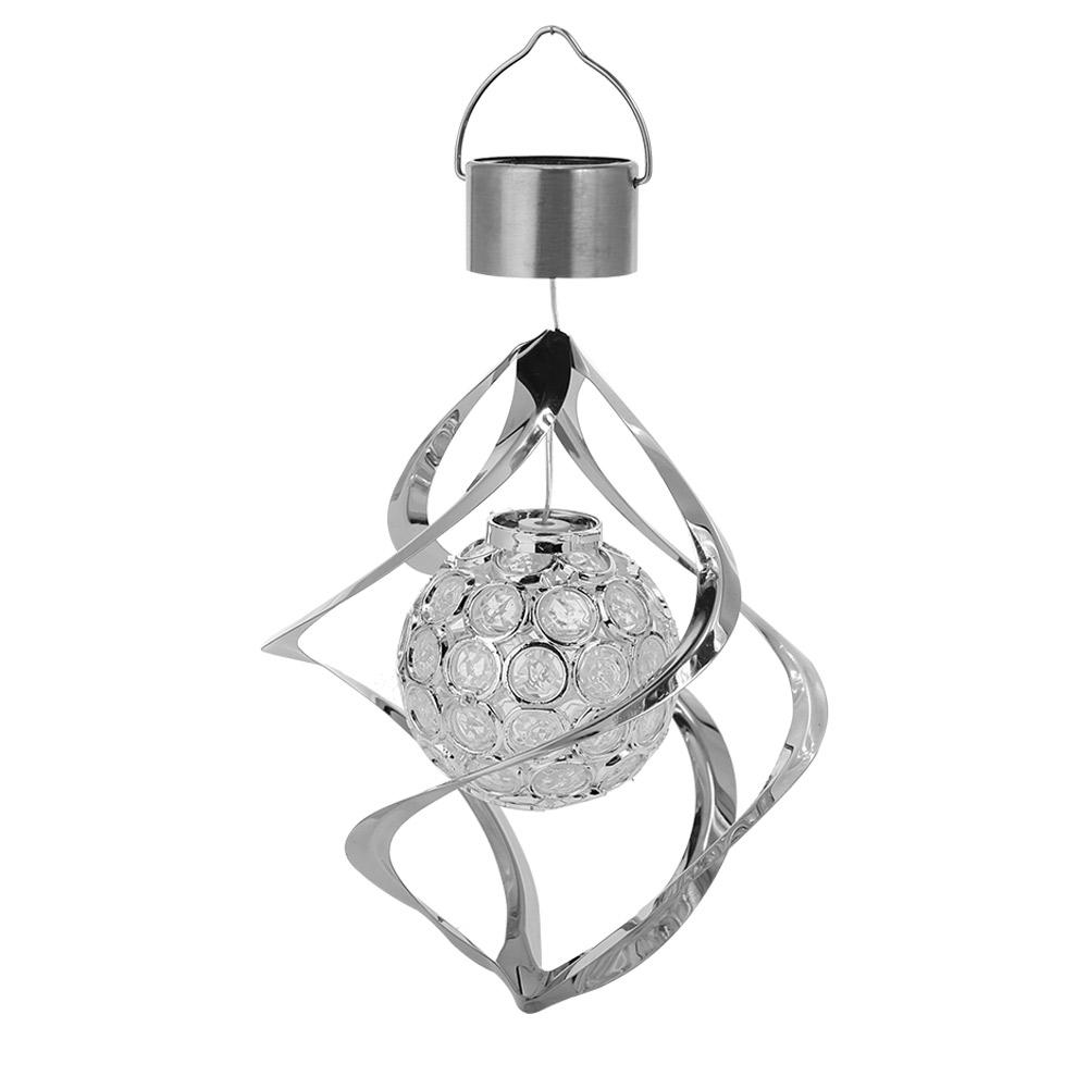 Girandola Eolica Solare a LED da Esterno con Cambio Colore, Lampada Pendente a Carillon Eolico per Decorazione Illuminazione Casa Giardino Cortile