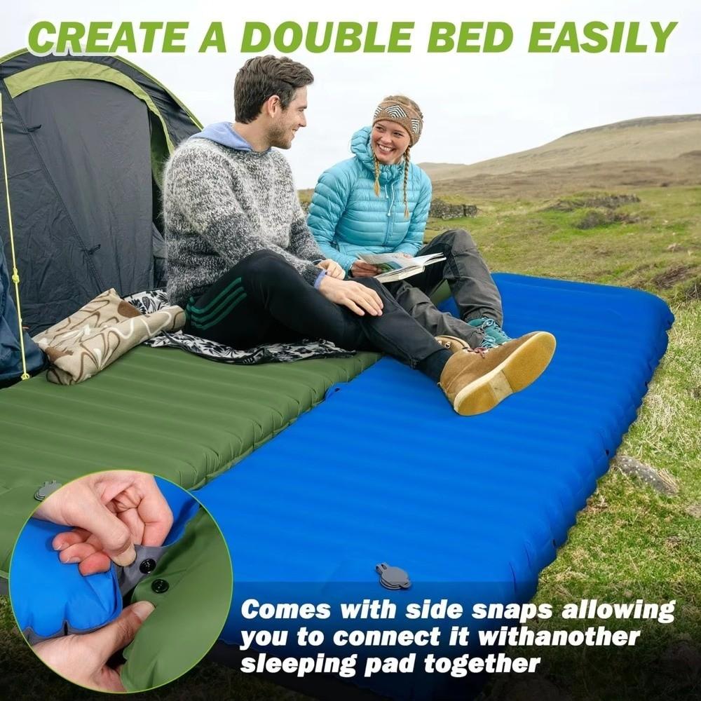 Self-Inflating Camping Sleeping Pad Extra Thick Inflatable Sleeping Pad Camping Mattress Fishing