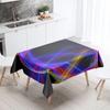 Geometric Line Tablecloth Home Decor Stain Resistant Waterproof Table Decoration Rectangular Kitchen Fireplace Countertop