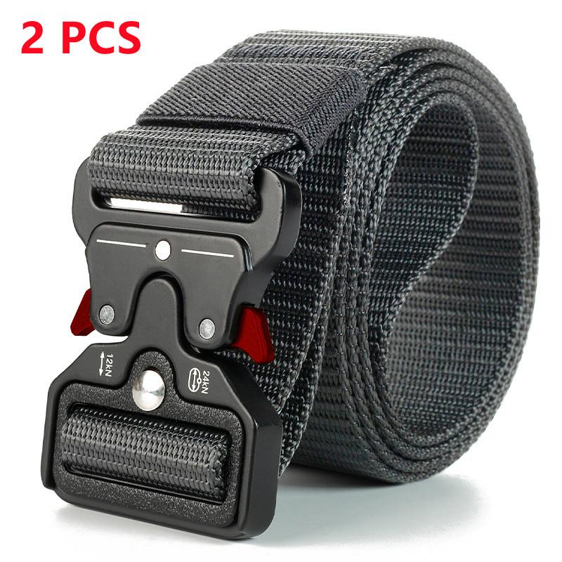 Genuine Tactical Belt Quick Release Outdoor Military Belt Soft Real Nylon Sports Accessories Men And Women Black Belt
