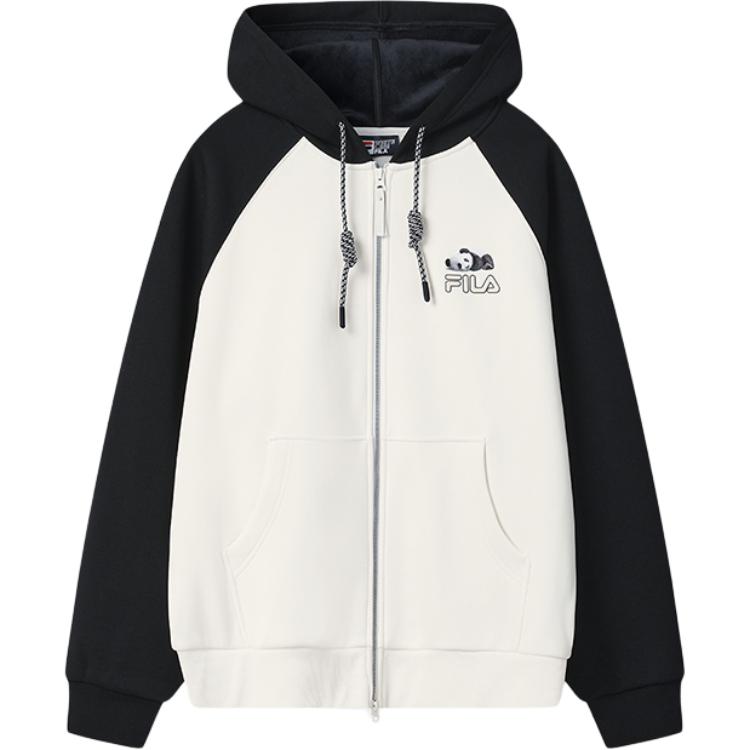 

Fila Наследие Вышивка Панда Классическая Индивидуальность Модный Тренд Простая Повседневная Теплая Удобная Толстовка с Капюшоном Свободного Покроя Флис F51U548501F-WT XXL