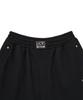 Mihag Metal Plate Bermuda Shorts (Black)