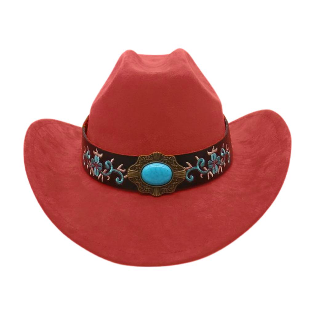Foreign Trade  Tourism Top Hat Niche Western Cowboy Hat Niche Ethnic Style Skull Stage Dance Performance Hat