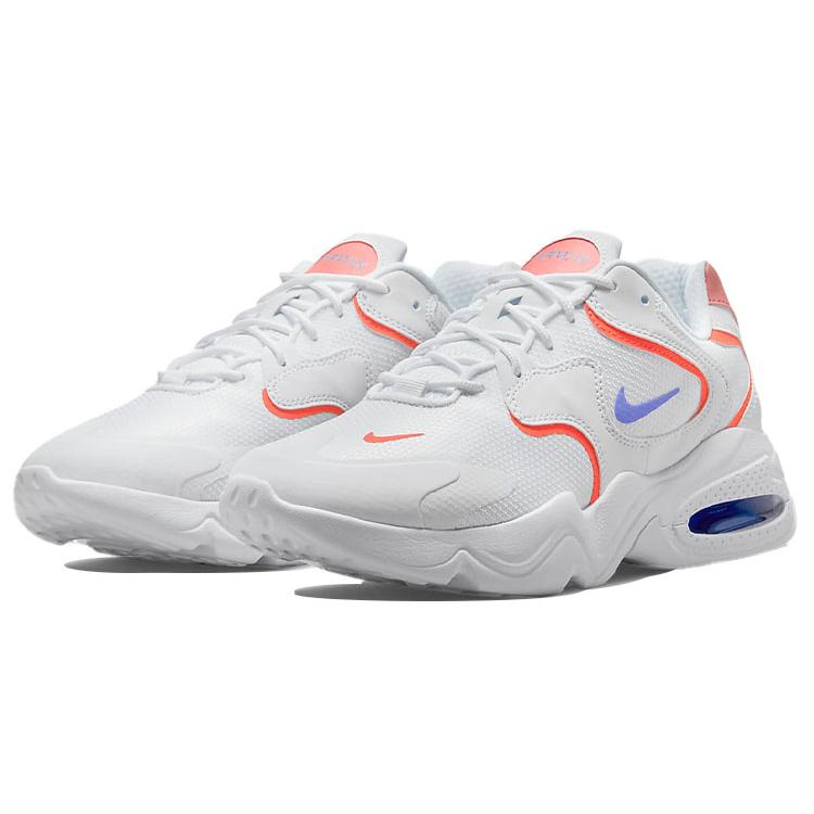 Nike Womens Air Max 2X 'White Magic Ember' (women's sizes) White / Magic Ember / Pink Salt / Sapphire Running Shoes CK2947 106