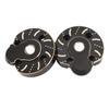 2pcs Portal Cover Plates Brass Portal Covers Weights for Capra for SCX10 III 1/10 RC Crawler Car Fro