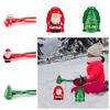 Kunststoffe Weihnachtsbaum Schneeball Maker Clips Schnee Sand Ball machen Formen Winter Outdoor