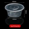 Hengming Taihe Disposable PP Round Food Container with Lid