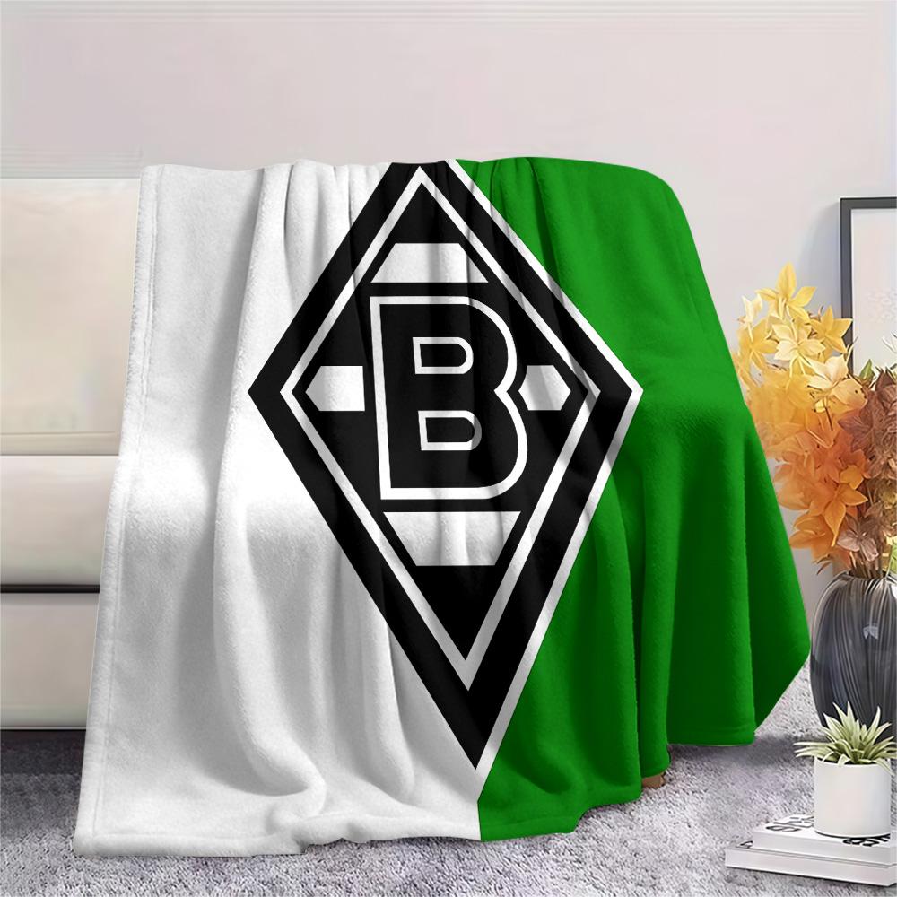 Borussia Print Flannel Blanket, High quality Comfortable for All Seasons, Home Decor, Warmth and Comfort, Perfect for Christmas Gifts