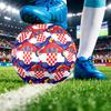 Croatia Football Printed Size 5 Soccer Ball Wear Resistant Standard Adult Training Football Fan Gift for Indoor Outdoor Match Sports