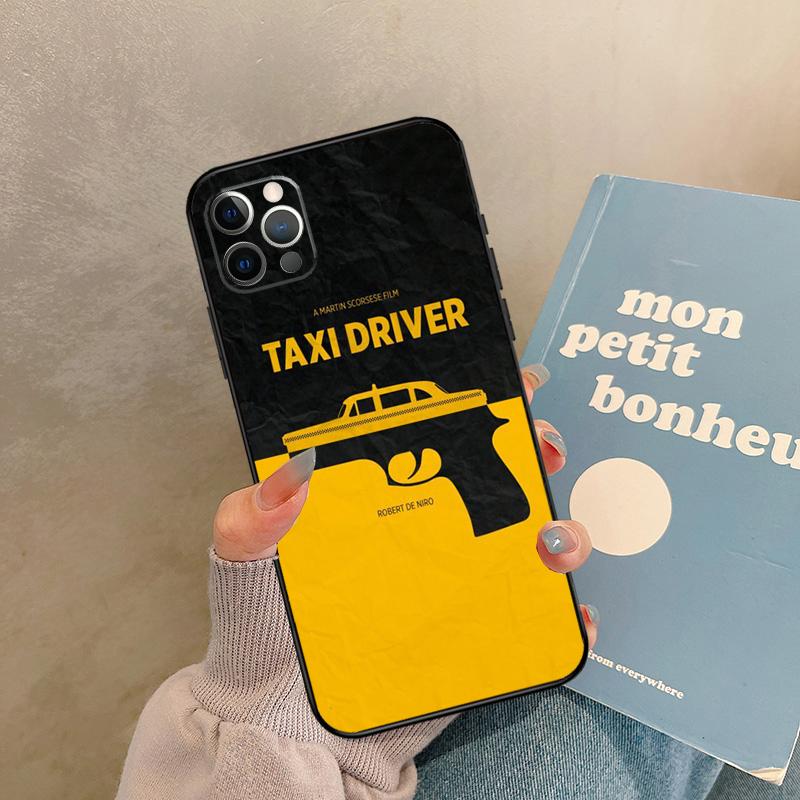 Taxi Driver 1976 film poster Case For 17 Air iPhone 16 15 14 13 12 11 Pro Max 12 mini XR 15 16 Plus 16e Back Cover Shell