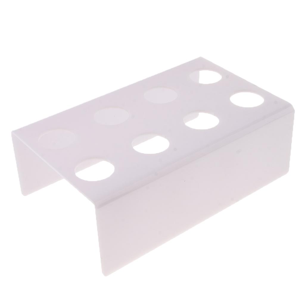 Heavy Duty 8 Holes Acrylic Stand Holder Ice Crisp Tube Cone Holder