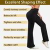 High-Waisted Fleece-Lined Yoga Pants: Thick, Tight-Fit, High Elasticity, European & American Style Flared Fitness Pants