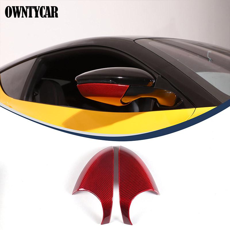 For Lotus EMIRA 2026-2026 Red Real Carbon Fiber Car Steering Wheels Console Gear Shift Panel Cover Trim Sticker Car Accessories