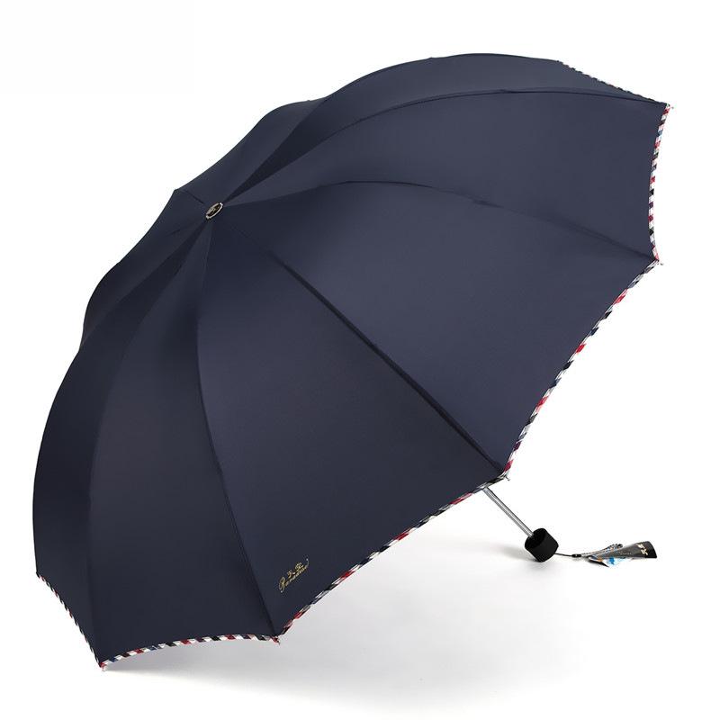 Large Folding Umbrella for Two or Three People with Sun Protection and Anti-UV Features
