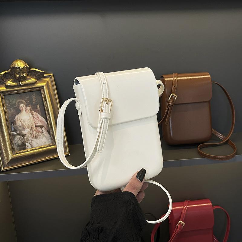 Minimalistische Umhängetasche für das Handy Damen Klein Einfache Vertikale Schultertasche Mit Verstellbarem Riemen Für Damen Geschenke