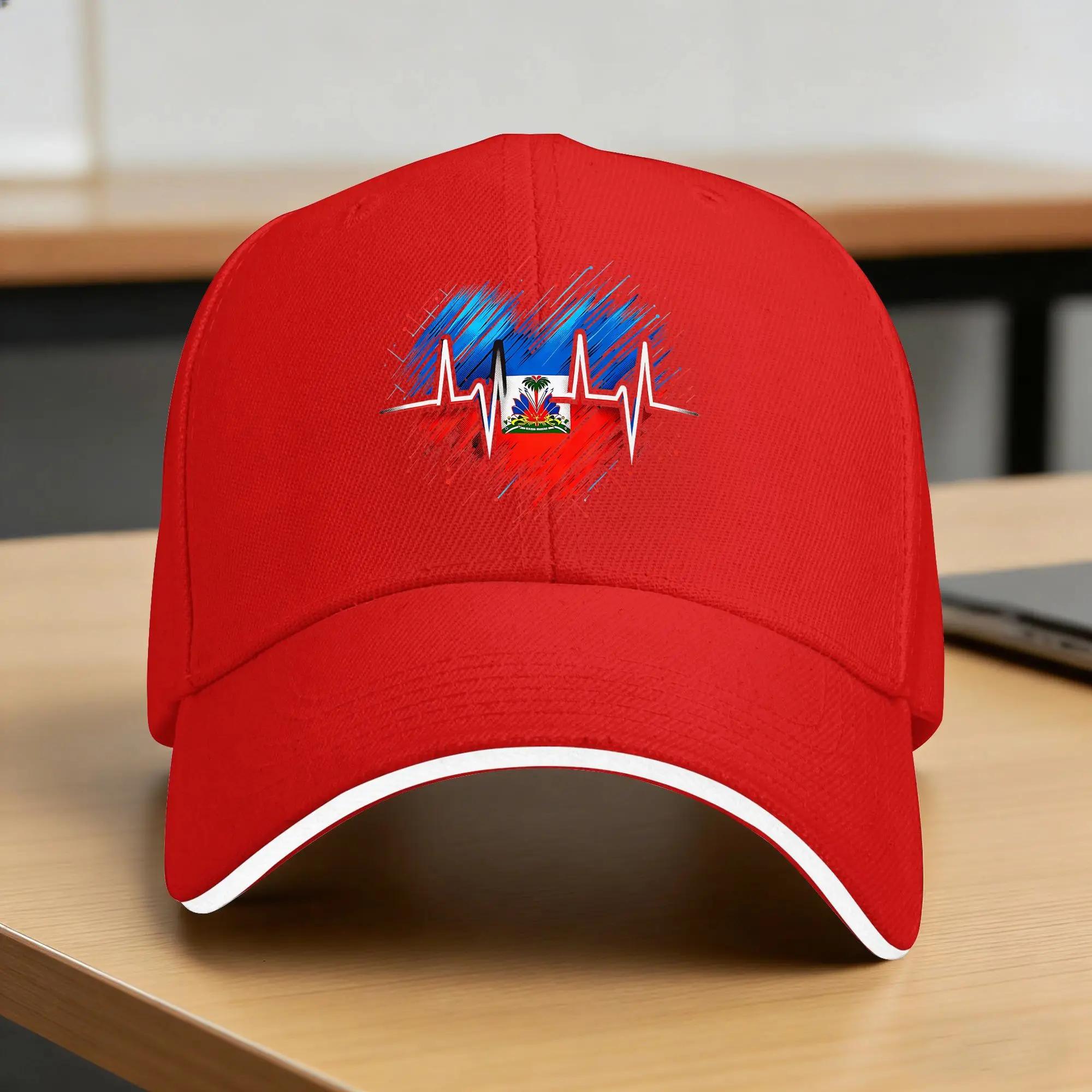Haitian Flag Day Love Haiti Haitian Haitian Roots Haiti Flag Baseball Cap  yk Retro Unisex Unisex Hip Hop Hats Sun Visor Cap One Size