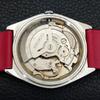 Seiko 5 AUTOMATIC 6309A JAPAN MENS VINTAGE ARABIC RED COLOR DIAL WATCH A701587-5 R206b-a701587