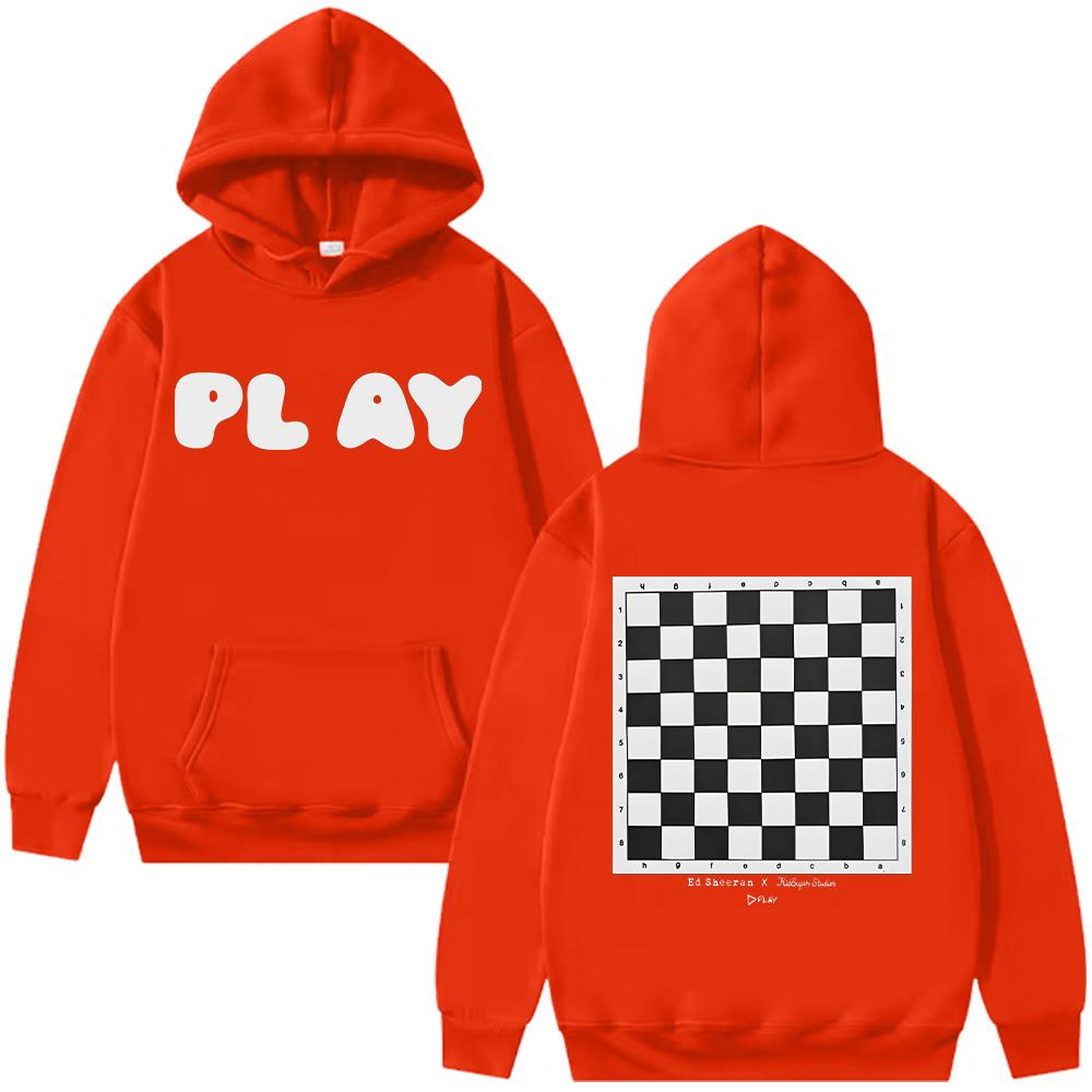 

Ed Sheeran Play X KidSuper Hoodies Unisex Harajuku Vintage Hip Hop Sweatshirt High Quality Oversized Streetwear Casual Hoody XXXL оранжевый