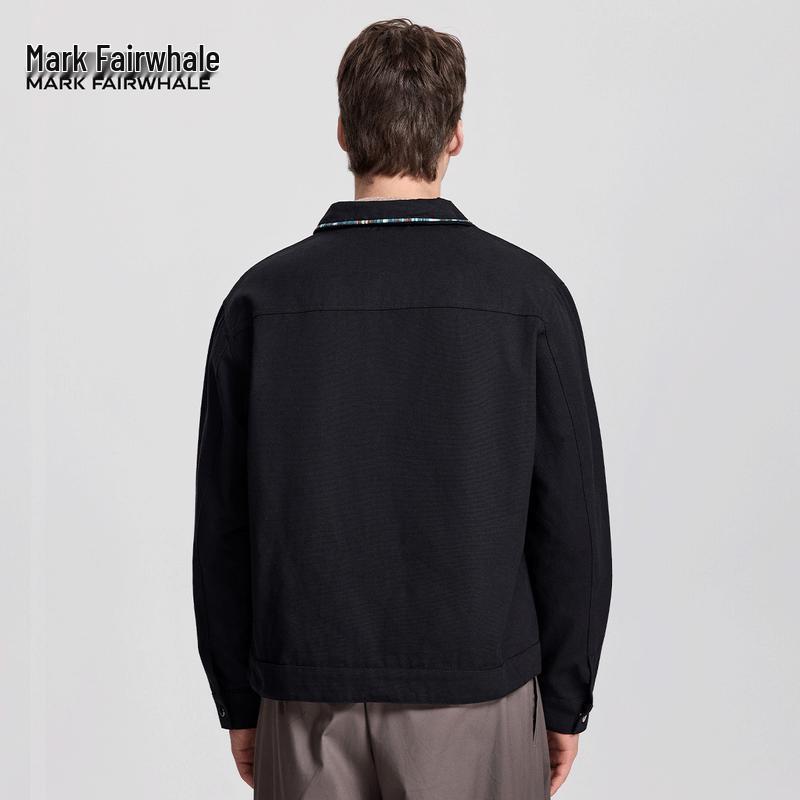 Mark Fairwhale Herr Retro Randig Kofta Jacka