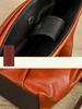 Johnature Borsa a Spalla a Tracolla Retrò Pelle Vera Pieghe Borsa da Donna di Alta Gamma e Multiuso