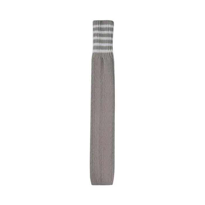 One-Side Button Leg Warmers [Gray]