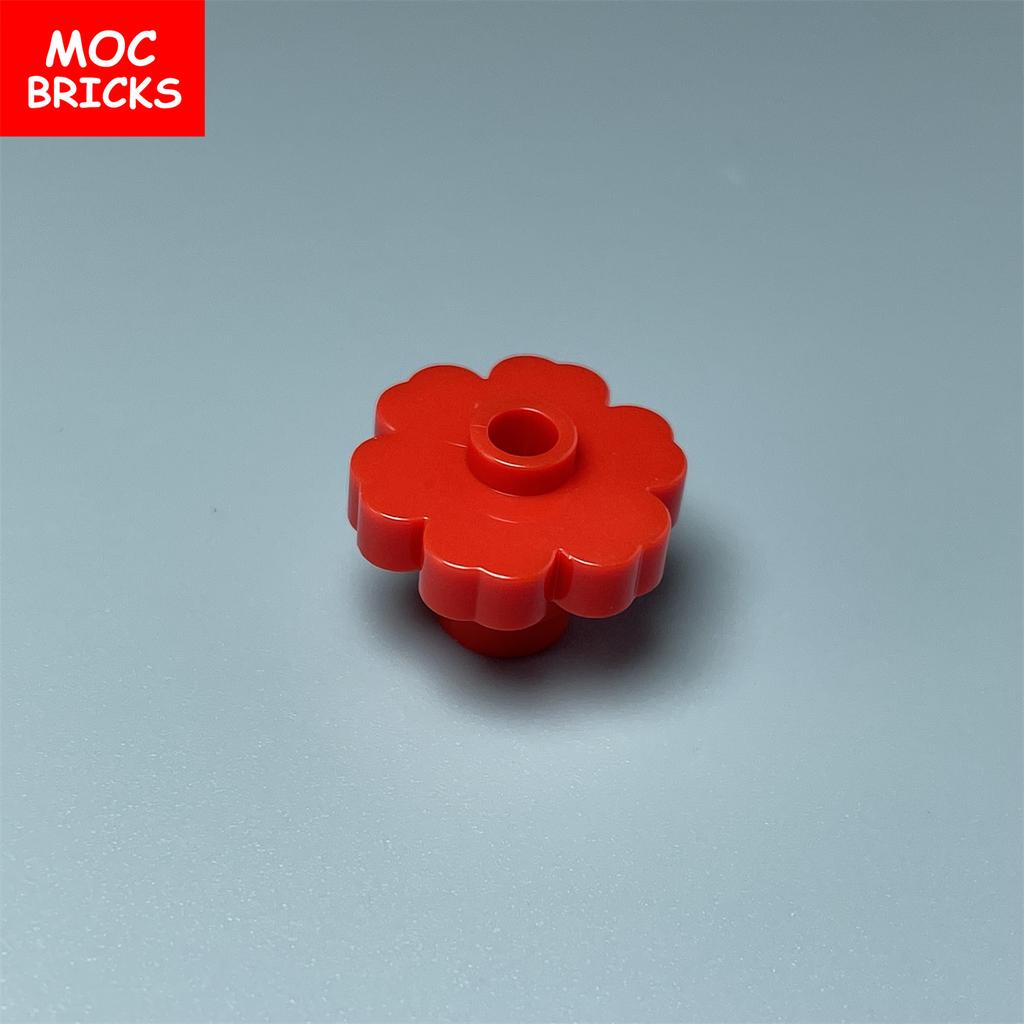 Non-Toxic Moc Bricks Plant Flower 2X2 Rounded Compatible Assembles Particles 98262 Building Blocks Parts Story Bulk Model Toys
