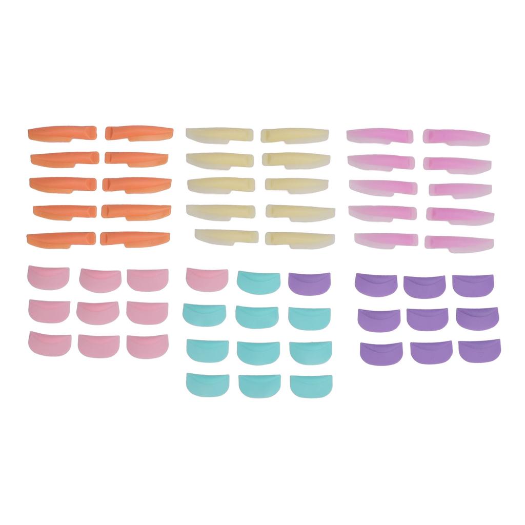 30 Pairs Lash Lift Pads Soft Reusable Silicone Eyelash Extension Curl Lifting Rods Shield for