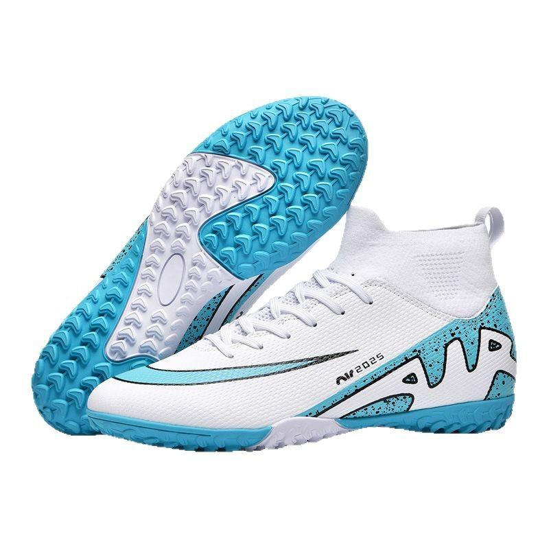 Neue Kinder Fußballschuhe Herren High-Top Erwachsene Studenten Stollen Rasen Spiel Training TF Fußballschuhe