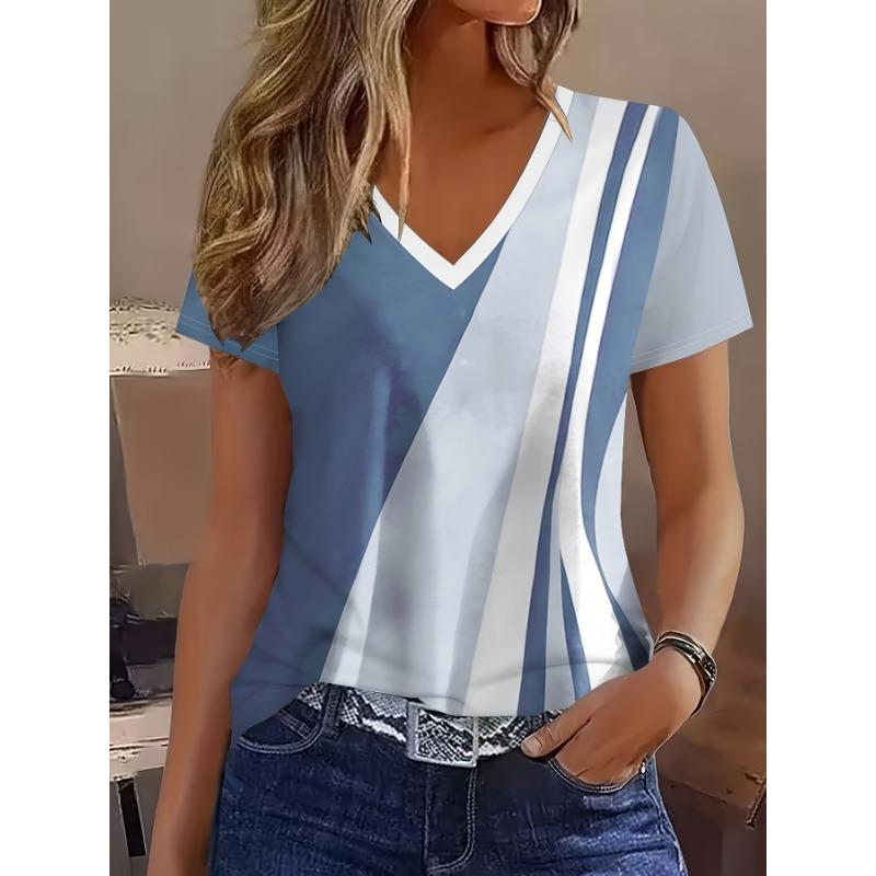 

Size Code Women S Fashion Women V-Neck Short Sleeve T-Shirt S