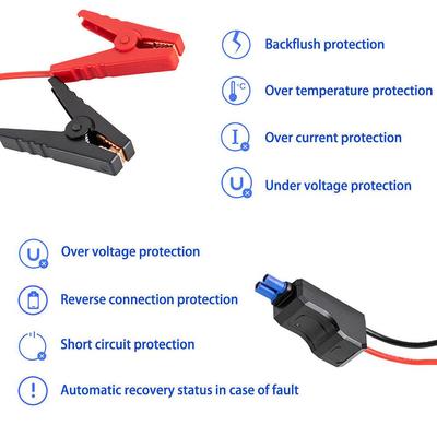 12V Starthilfekabel Klemme EC5 Stecker Krokodilklemme für Universelles Auto LKW Notfall Booster Kabel Zubehör