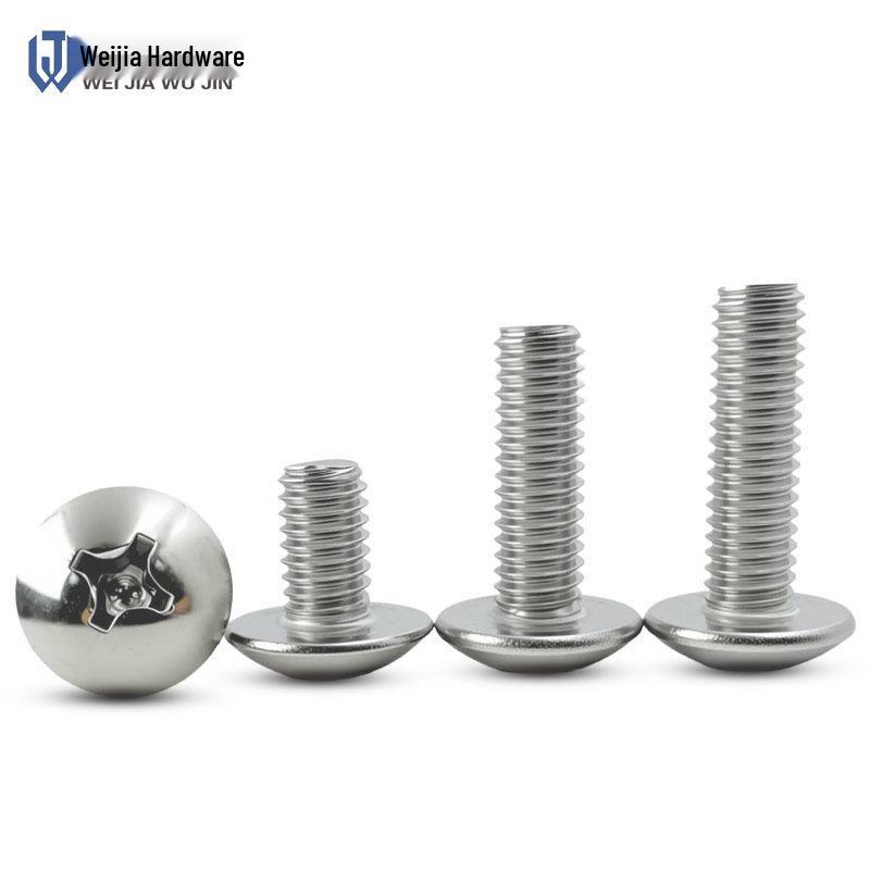 304 Stainless Steel Large Flat Head Phillips Screw Bolt M2.5 M3 M4 M6 M8