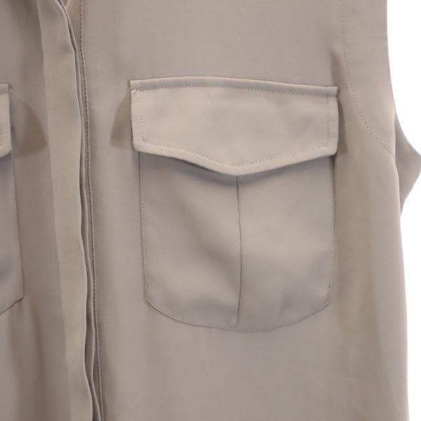 ALLSAINTS No sleeve Shirt dress UK4(US0) Beige Women Used