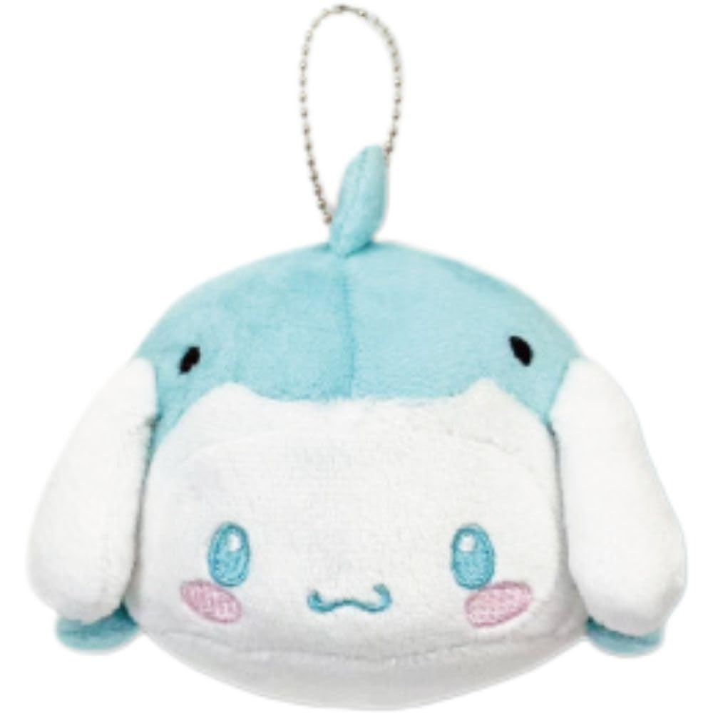 Hatayama Shoji Sanrio Face Reel Pass Case Sea Creatures Cinnamoroll H13 x W15cm 63203245 - - Approx. -