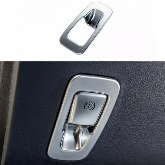 Matte Silver For Benz C-Class W205 Button Cover Car Console Multimedia Emergency